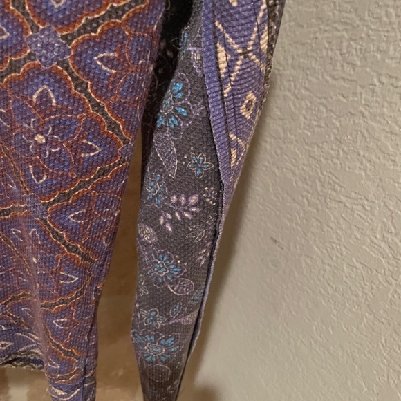 Free People We the Free Thermal Henley Patchwork patterned long sleeve top L - Picture 11 of 11